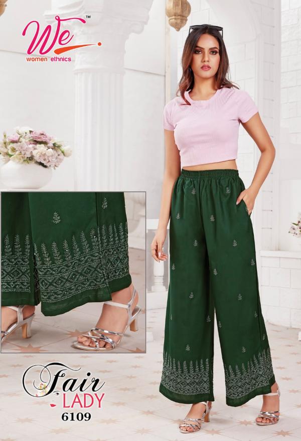 We Fair Lady Western Rayon Fancy Palazzo Pants Collection